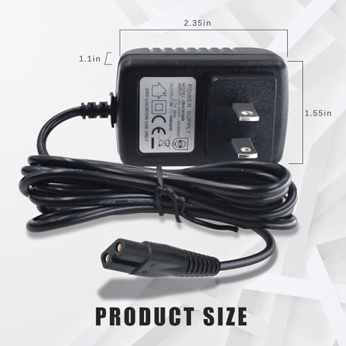 4.5V Charger for BaByliss PRO Trimmer FX870 FX788 FX787 FXSSM FX820 FX726 FX825,Replacement Power Cord Compatible with BaBylissPRO Clipper Charging Cord