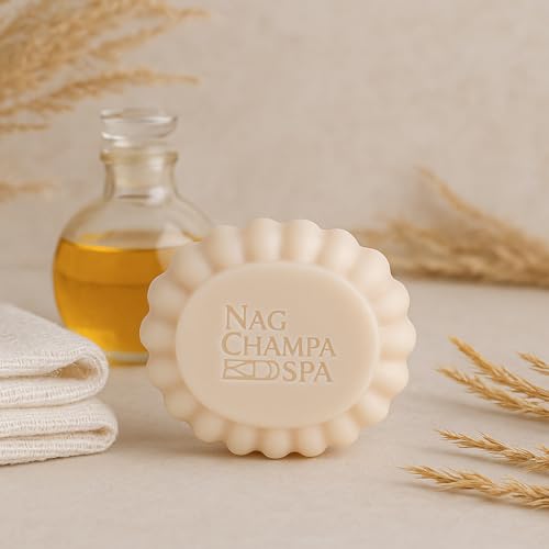 Nag Champa Natural Soap - 6 Bars - 5.2 oz (150 g) Each - Pure vegetable soap for All Skin Types