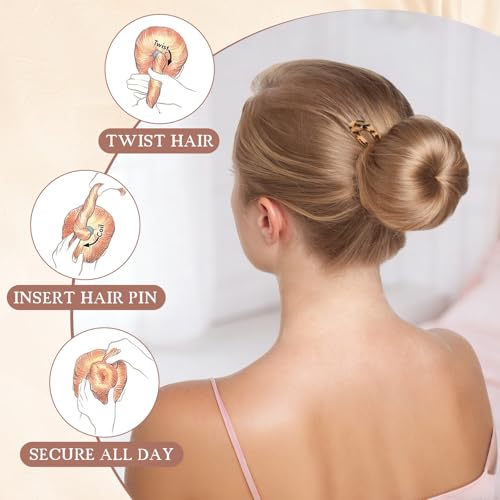 Benefree Tortoiseshell U-Shaped Hair Pins, 2 Pack