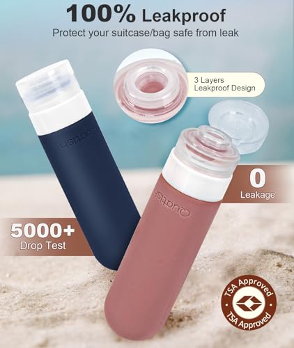 Quatish 20 Pack TSA Travel Bottles Toiletry Kit, Leakproof