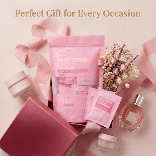 Air Jungles Pink Micellar Makeup Remover Wipes 25 Count