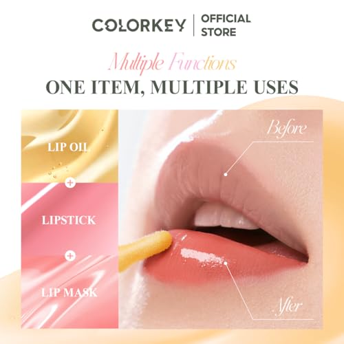 COLORKEY Water Color-Changing Lip Oil – Hydrating Tint