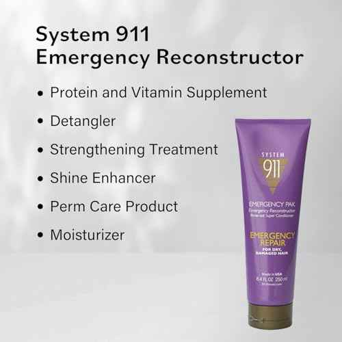 Hayashi System 911 Shampoo 10.1oz & Emergency Pak 8.4oz "Set"