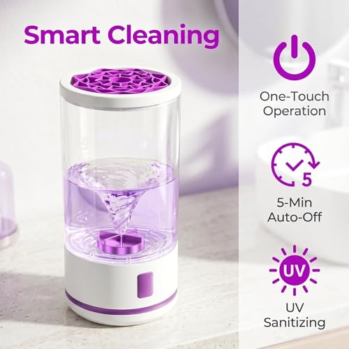 Electric Makeup Brush Cleaner Machine 7000 RPM
