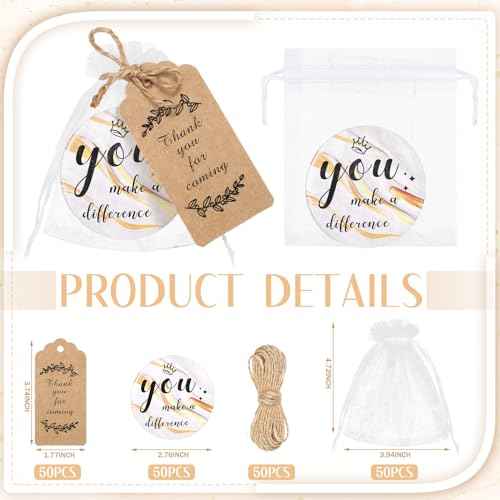 Tradder 50 Sets Compact Mirrors Bulk Women Gifts Inspirational Appreciation Employee Quinceanera Gifts Small Purse Pocket Makeup Mirrors for Mother's Day Coworker Nurse Bridal Souvenir Bag(White Gold)