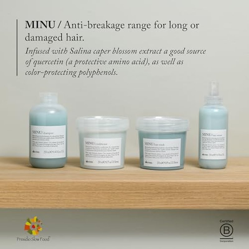Davines MINU Hair Mask Deep Nourishing Treatment | Color Treated Hair