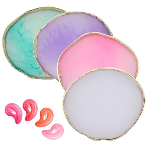 4 Pack Nail Art Resin Palette - Polish Mixing Plate