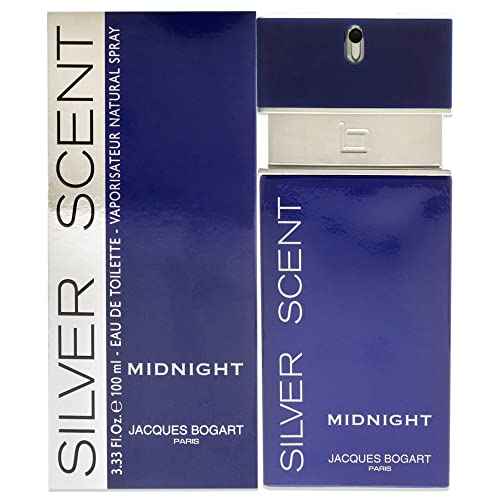 Jacques Bogart Silver Scent Midnight Men EDT Spray 3.3 oz