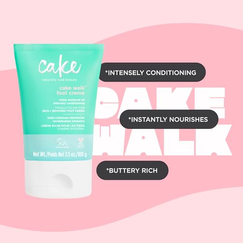 Cake Beauty The Cake Walk Nourishing Foot Cream - Triplemint (3.5 oz)