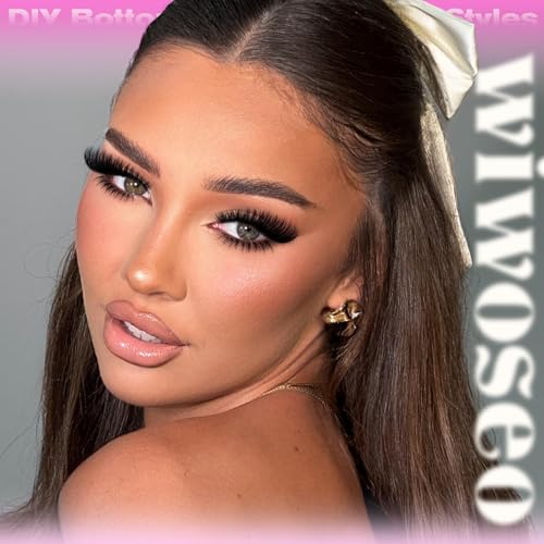 wiwoseo Spiky Bottom Lash Clusters with Bottom Lashes Clusters Wispy Lash Clusters Eyelash Clusters Eyelash Extensions Under Cluster Lashes Natural Individual Lashes Bottom Lash Extensions (240pcs)