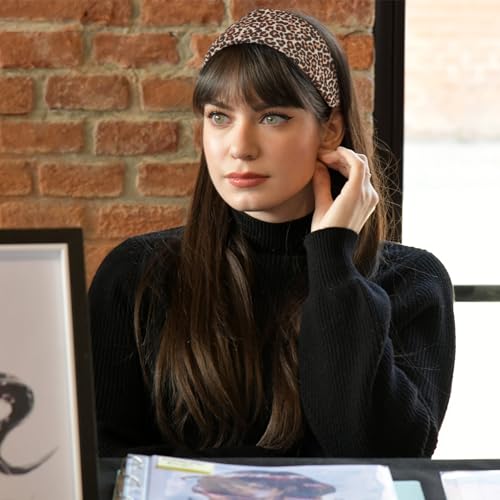 Cobahom Wide Headbands for Women (6-Pack) - Stretchy, Non-Slip