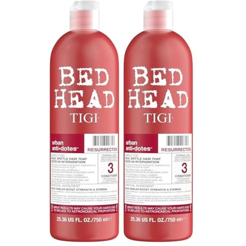 Tigi Bed Head Urban Anti+dotes Resurrection Conditioner Damage Level 3, 25.36-Ounce (Pack of 2)