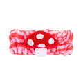 The Cr?me Shop 3D Teddy Headyband¢â - Plush SPA Headband with Stretchy Elastic Band for Comfortable Fit - Ideal for Hair Control during Beauty and Skincare Routines (Mush Love)