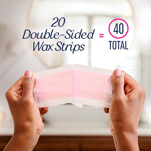 Veet Ready-To-Use Wax Strips Kit for Women | 40ct