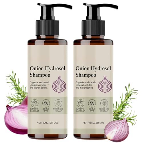 Onion Hydrosol Shampoo & Conditioner Set with Rosemary & Biotin for Hair Growth