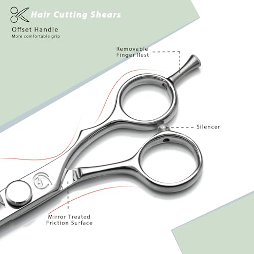 Professional Hair Cutting Shears 6.5 Inch Barber Scissors