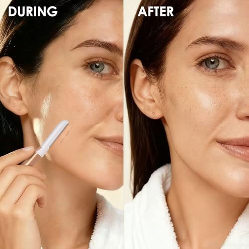 Dermaplane Razor for Women Face, Reusable Dermaplaning Tool, Exfoliating Face Razors for Women, Peach Fuzz Remover, Gently Remove Fine Facial Hair for Smoother Skin, 3 Pack