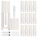12 Pack 2.5ml Empty Lip Gloss Tubes with Syringes