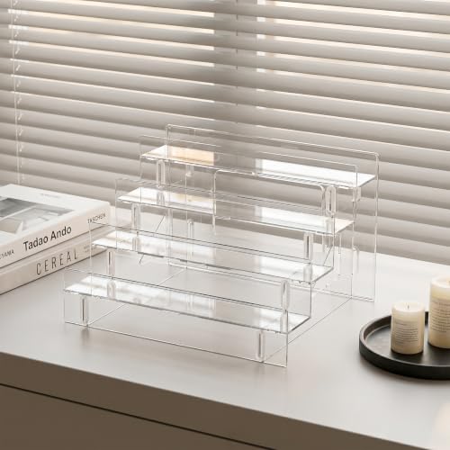 4-Tier Acrylic Nail Polish Organizer Rack