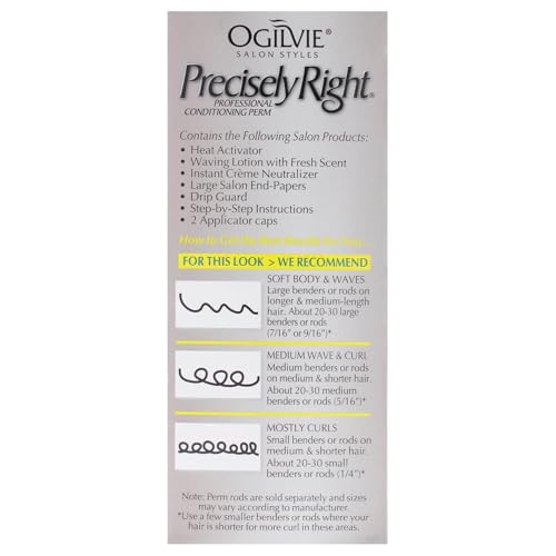 Ogilvie Salon Styles Professional Perm Kit for Home Use