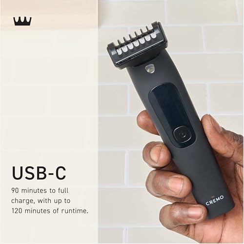Cremo Body & Groin Hair Trimmer for Men - Flexible Waterproof Groomer