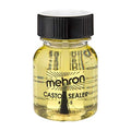 Mehron Makeup Castor Sealer for Latex with Brush (1 oz)