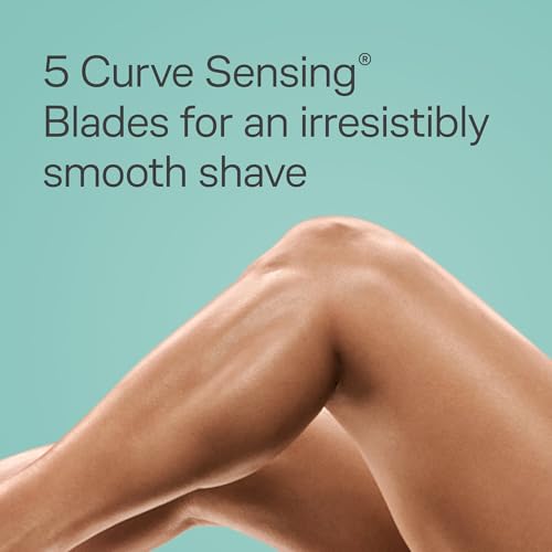 Ultra Sensitive Razor for Women - 5 Blade Shaving System with Refills