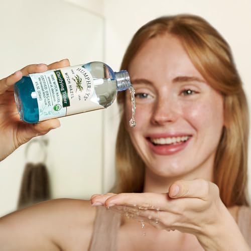 Humphreys Witch Hazel Clarifying Toner | USDA Organic | 8 Fl Oz