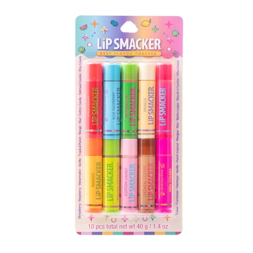 Lip Smacker Party Pack - 10 Moisturizing Lip Balms