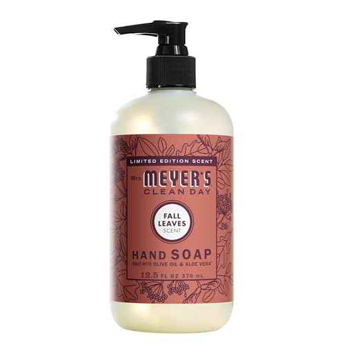 MRS. MEYER'S CLEAN DAY Liquid Hand Soap, Fall Leaves Scent, 12.5 fl oz (Pack of 1)