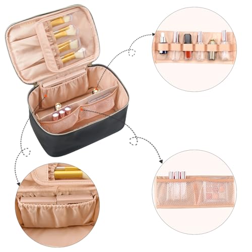 OCHEAL Portable Makeup Bag - Large Capacity Travel Organizer