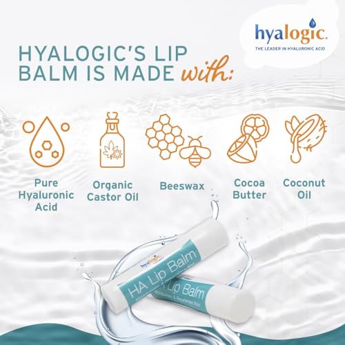 Hyalogic HA Lip Balm with Hyaluronic Acid & Coconut Oil