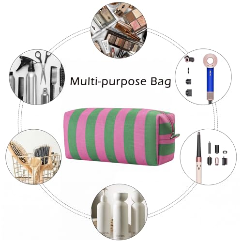 Hair Dryer Travel Bag with Corduroy, Flat Iron & Curling Iron Organizer