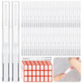 Homaisson 100 Pack 3ml Transparent Twist Pen with Stickers, Empty Cuticle Oil Pen Refillable Nail Oil Pens with Brush Tip, Empty Cosmetic Lip Gloss Tubes, Clear Eyelash Growth Liquid Containers