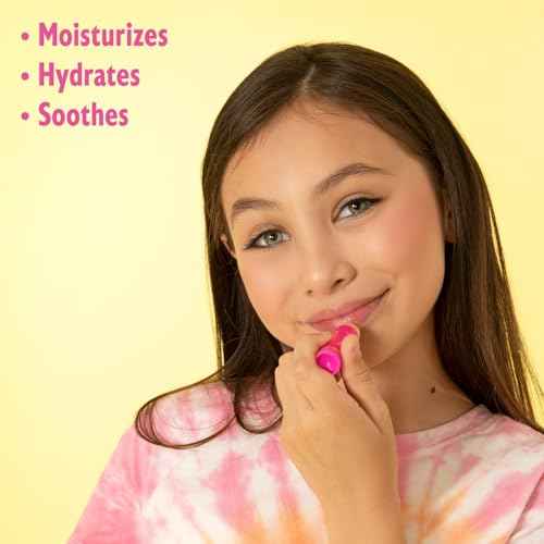 Lip Smacker Bunny Lip Balm, Moisturizing & Hydrating Lip Care, Fun & Collectible Easter Gift for Kids & Lip Balm Lovers - Strawberry