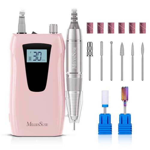 30000 RPM Rechargeable Clip-On Nail Drill SC320D - Low Vibration, Long Battery Life