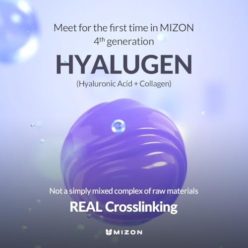 MIZON Hyalugen Double Layer Mist with Hyaluronic Acid and Marine CollagenYouthful Skin Spray Instant Glow Moisturizing Korean Skincare (3.38 oz)