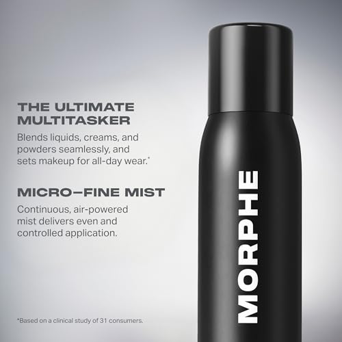 Morphe Continuous Setting Mist 2.8 Fl Oz - Micro-Fine Makeup Setting Spray
