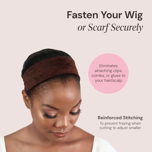 Milano Collection WiGrip Non-Slip Comfort Wig Grip Band - Adjustable, Nude