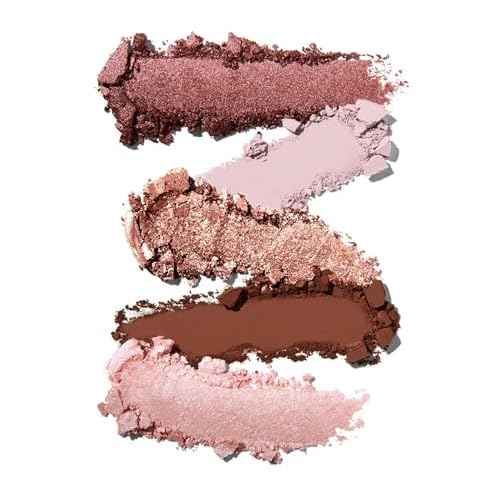 Morphe Rich & Foiled Artistry Palette - 9-Pan Metallic Eye Makeup Palette with Luxe Mattes, Shimmers, and Foil-Finishes - Mauve & Pink Colors with Luminous Shine - Rose to Fame (0.35 oz)