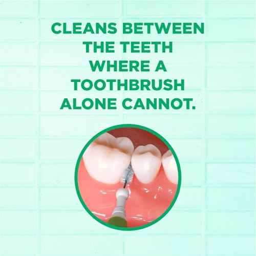 GUM Proxabrush Go-Betweens - Tight - Interdental Brushes - Soft Bristled Dental Picks for Plaque Removal & Gum Health - Safe for Braces & Dental Devices, 15 Count