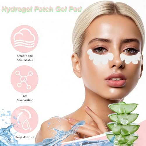 100 Pairs Hydrogel Under Eye Pads for Lash Extensions