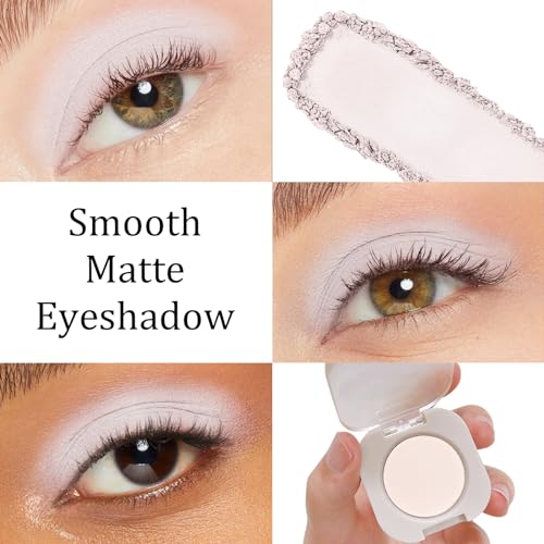 Matte Eyeshadow Single Pan - Off White Brightening Primer