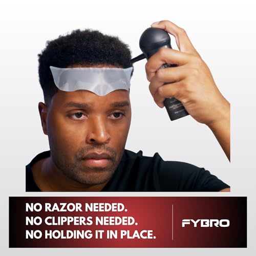 Hairline Enhancement Stencil 16-Pack Stick-On Disposable