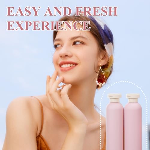 10oz Refillable Travel Shampoo Bottles - 3 Pack with Flip Cap