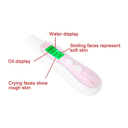 Digital Skin Moisture Oil Analyzer Tester Pen LCD
