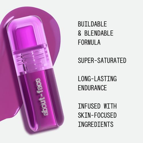 about-face Blush Rush Liquid Blush ? Hydrating, Buildable Formula with Jojoba Oil, Hyaluronic Acid, and Squalane ? Long-Lasting Dewy Finish ? Vegan & Cruelty-Free(Jump Start ? Vivid Lilac)