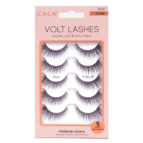 Volt Lashes Volume Curl Flare - 5 Pairs Faux Mink