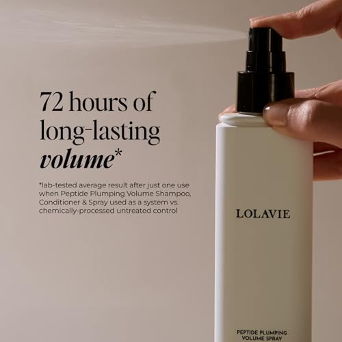 LolaVie Peptide Plumping Volume Hair Spray - 5 oz, Vegan & Cruelty-Free