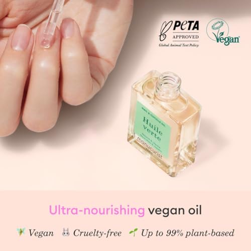 Manucurist Green Oil - Nourishing Nail & Cuticle Oil with 6 Botanical Oils